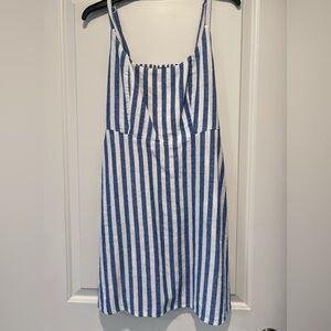 Old Navy Blue and White Striped Dress